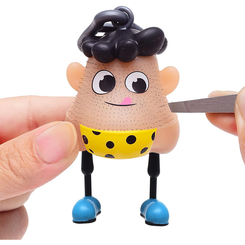 Bartziehende Mitesser kleines Spielzeug (mit Pinzette)