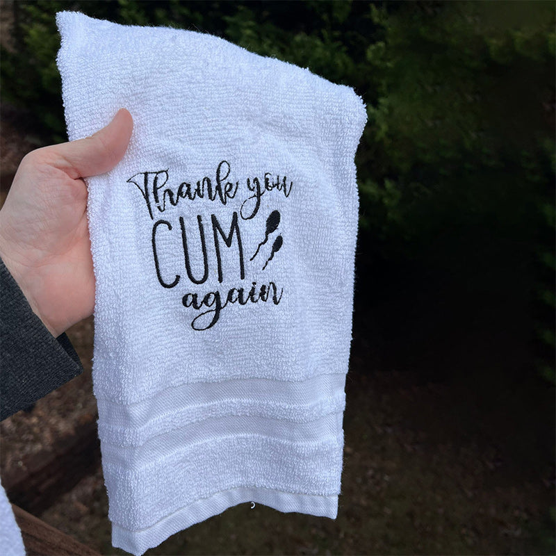 Sperma Handtuch | Spaß Gag Artikel