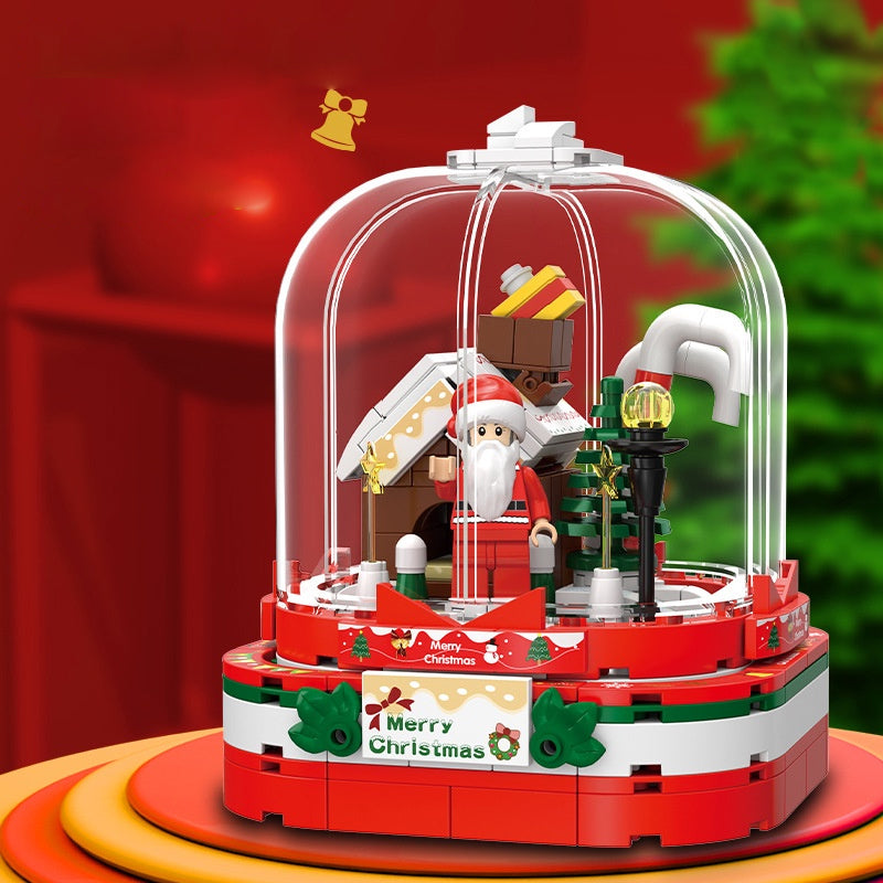 DIY Baustein Weihnachtsbaum Spieluhr