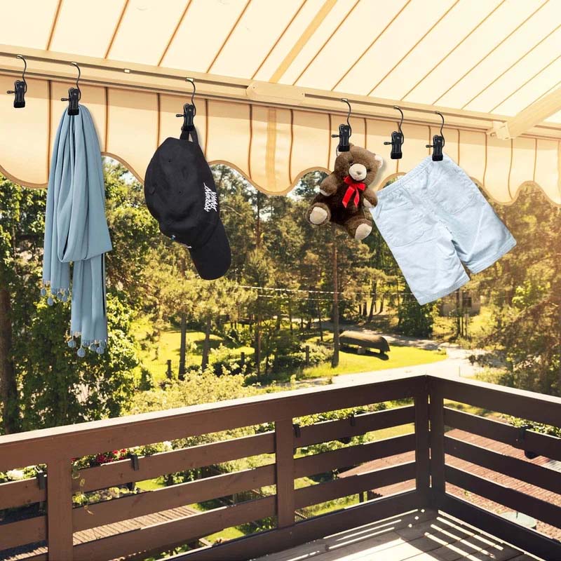 Platzsparende, tragbare Kleiderbügel-Clips für unterwegs