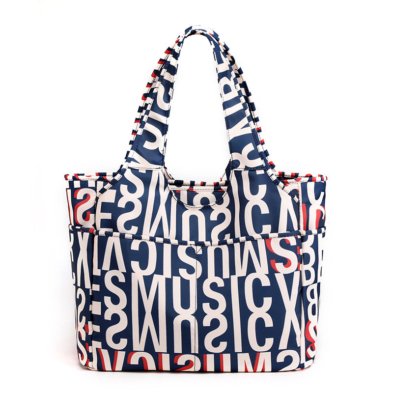 Modischem Aufdruck Handtasche