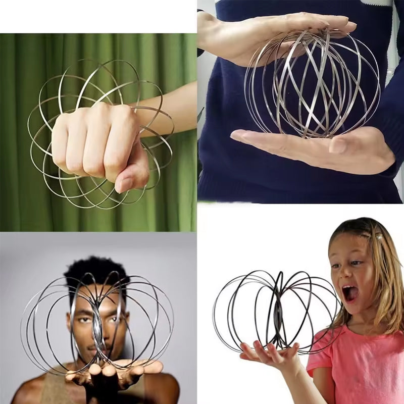 Spinnendes Spiral-Fidget-Armband