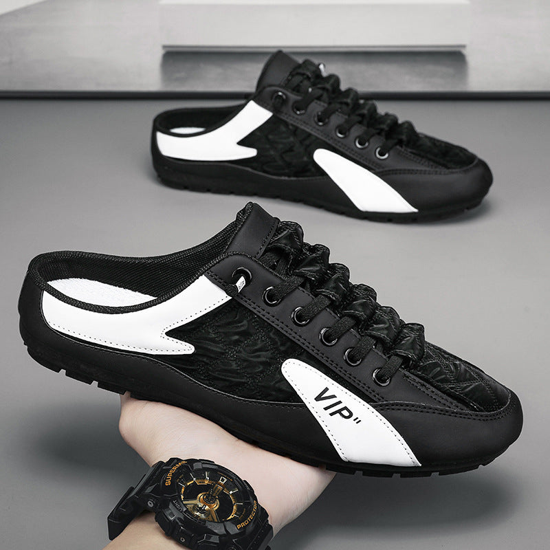 Casual Slip-on Halb Hausschuhe