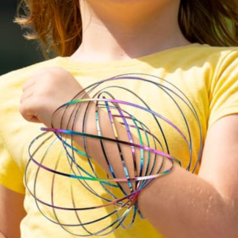 Spinnendes Spiral-Fidget-Armband