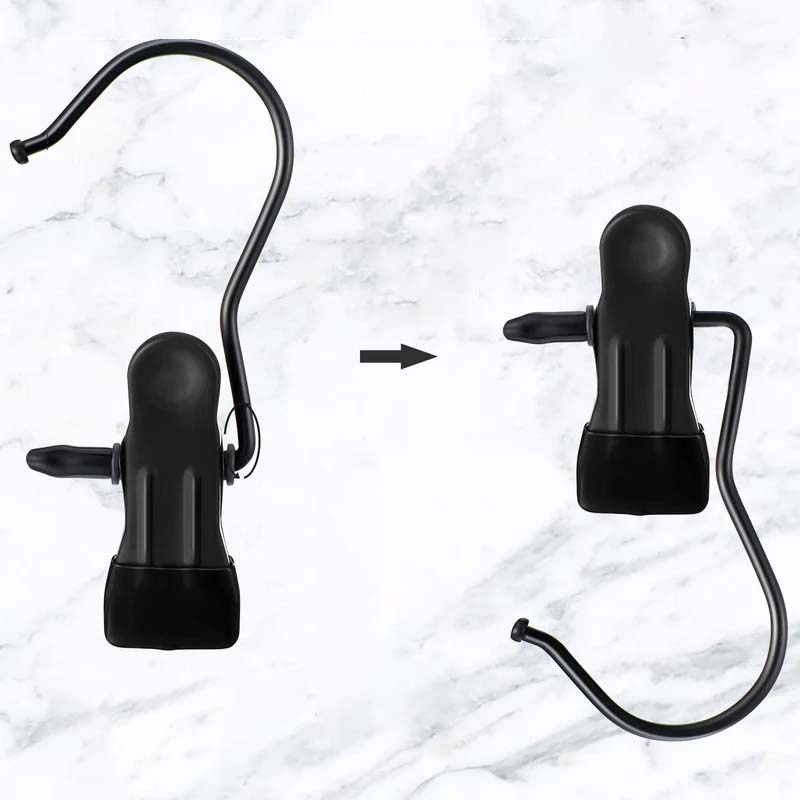 Platzsparende, tragbare Kleiderbügel-Clips für unterwegs