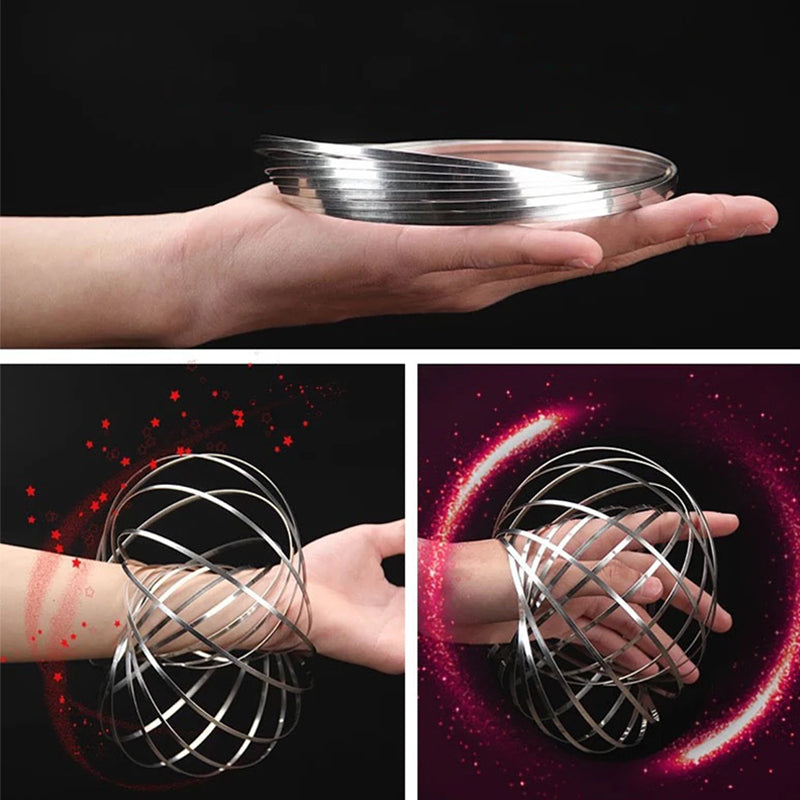 Spinnendes Spiral-Fidget-Armband