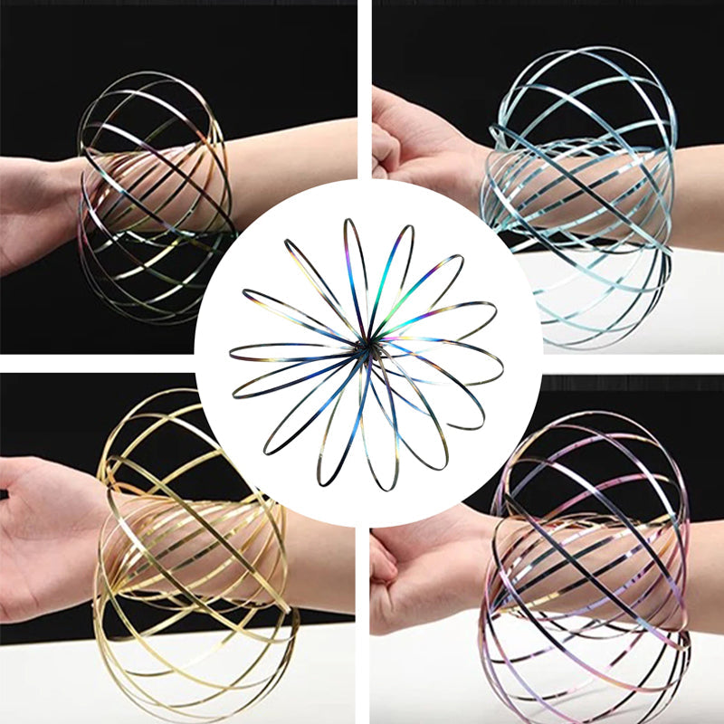 Spinnendes Spiral-Fidget-Armband