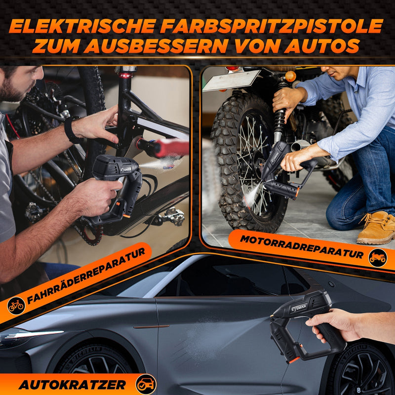 SAKER Kabelloser Elektrischer Farbspriter