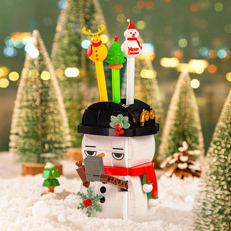 DIY Baustein Weihnachtsbaum Spieluhr