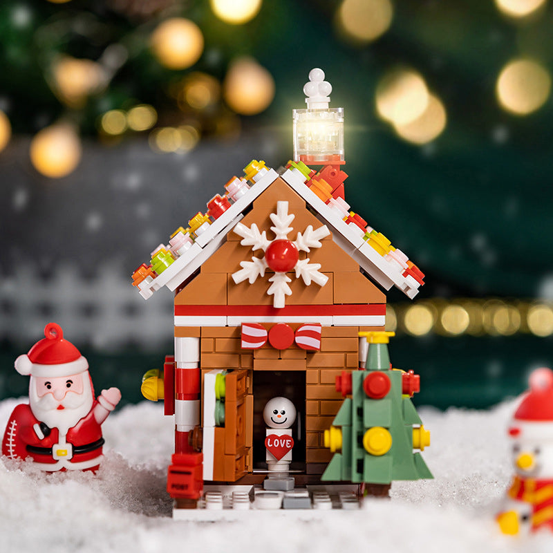 DIY Baustein Weihnachtsbaum Spieluhr