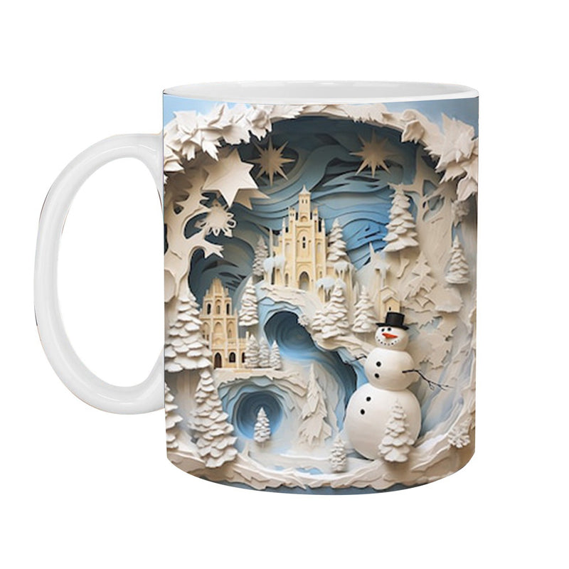 3D-Weihnachtstasse