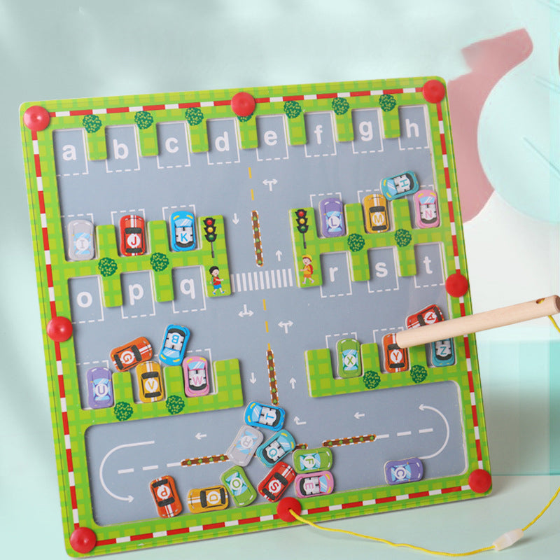 Magnetisches Farb- und Zahlenlabyrinth