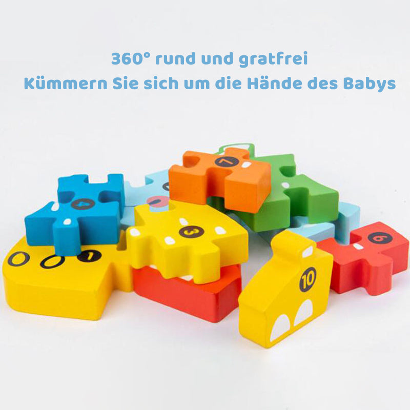 Pädagogisches 3D-Holzpuzzle für Kinder