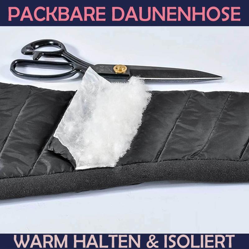 Frauen Hohe-Taille Daunenhose