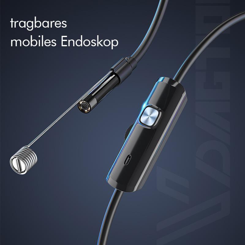 (🔥2022 Neujahrsverkauf - Sparen Sie 50% RABATT) Halbstarre, flexible Autofokus-WLAN-Endoskopkamera
