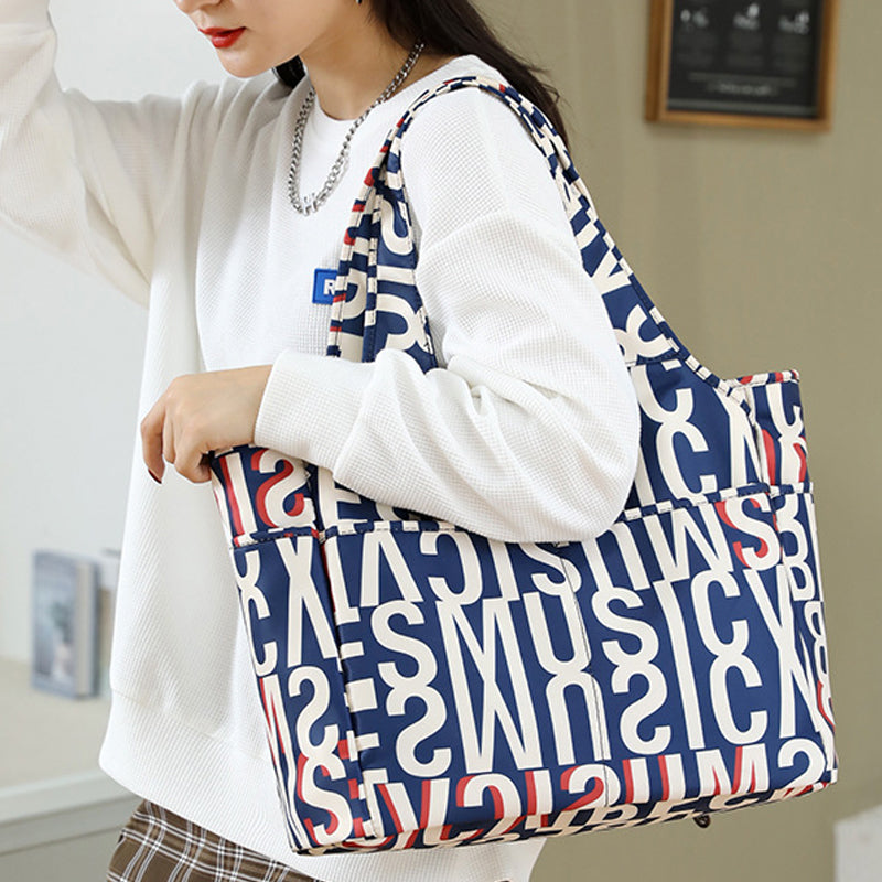 Modischem Aufdruck Handtasche