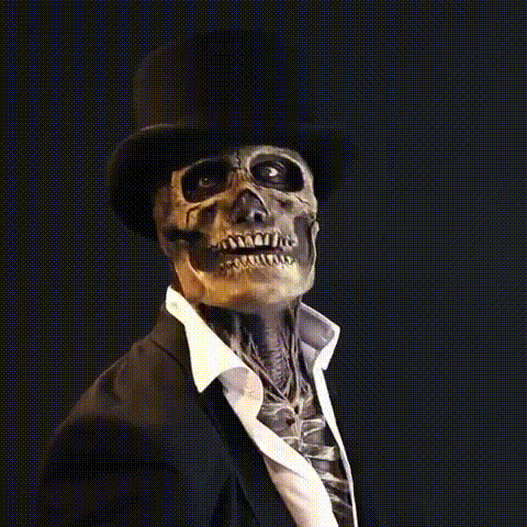 (🎃Frühe Halloween-Aktion🎃) Die neueste biochemische Skelettmaske für 2021-Kreative GIF-Einführung