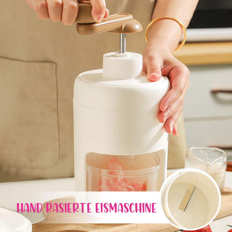 Tragbarer Eisrasierer und Schneekegelmaschine