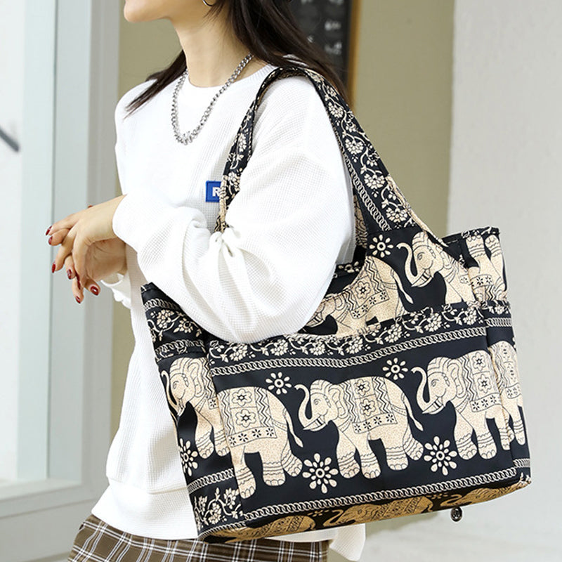 Modischem Aufdruck Handtasche