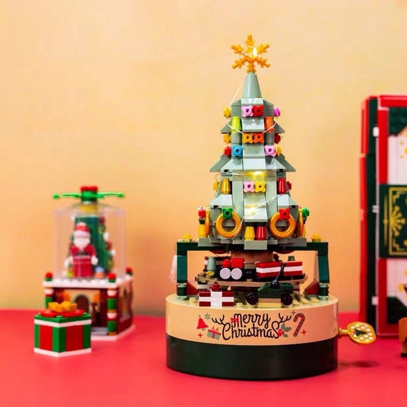 DIY Baustein Weihnachtsbaum Spieluhr
