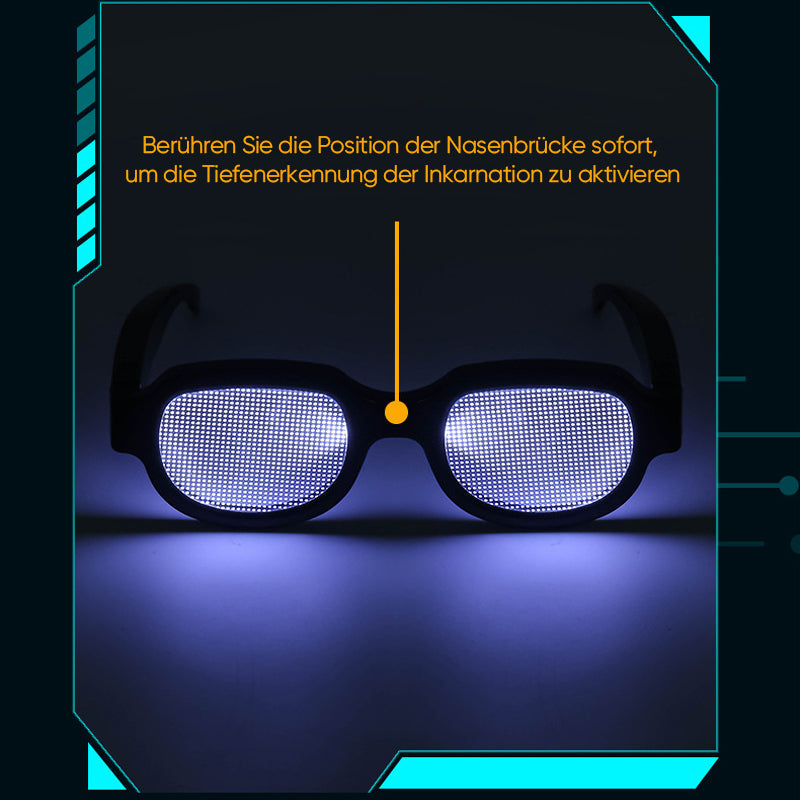 LED leuchtende Brillen