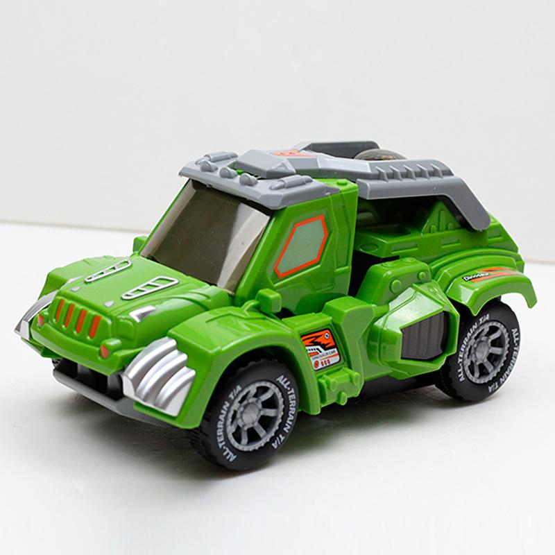 Universelles buntes Dinosaurier-Deformationsauto