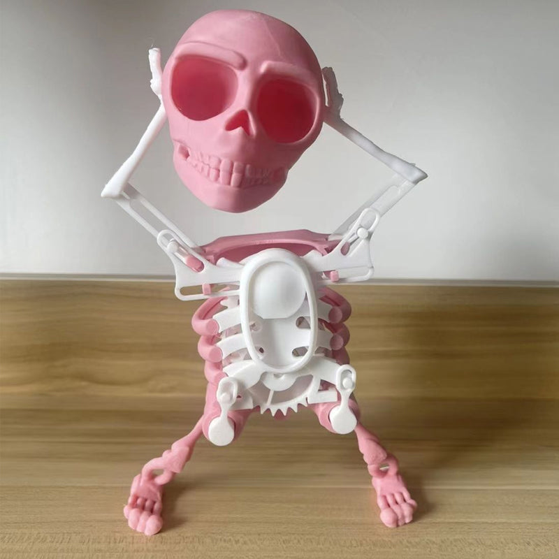 Tanzendes und schwingendes 3D-Schädelspielzeug