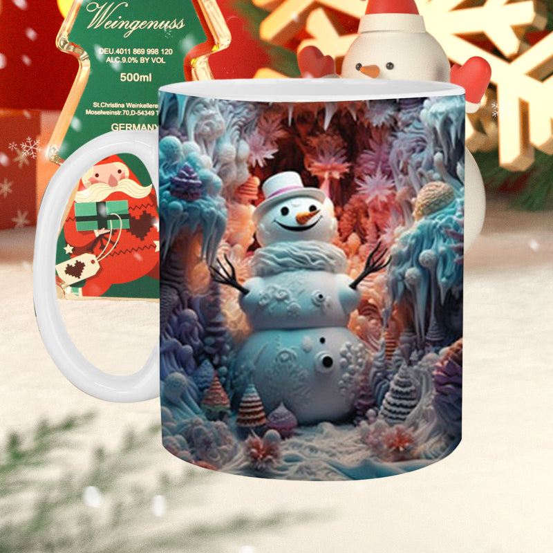 3D-Weihnachtstasse