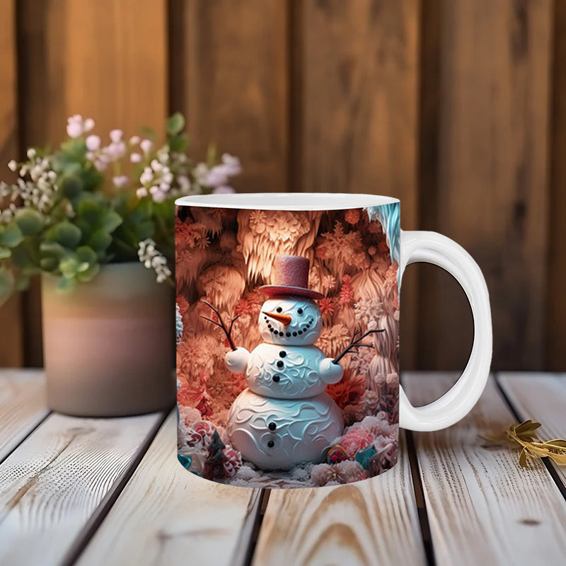3D-Weihnachtstasse