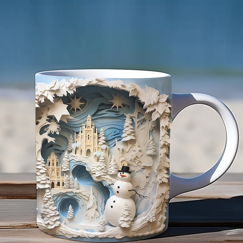 3D-Weihnachtstasse