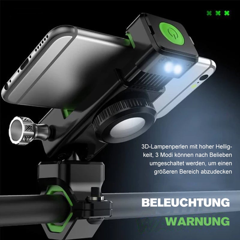 Fahrrad beleuchtetem Kompass Handyhalterung