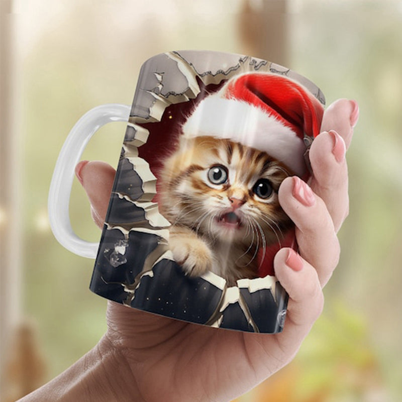 3D-Weihnachtstasse