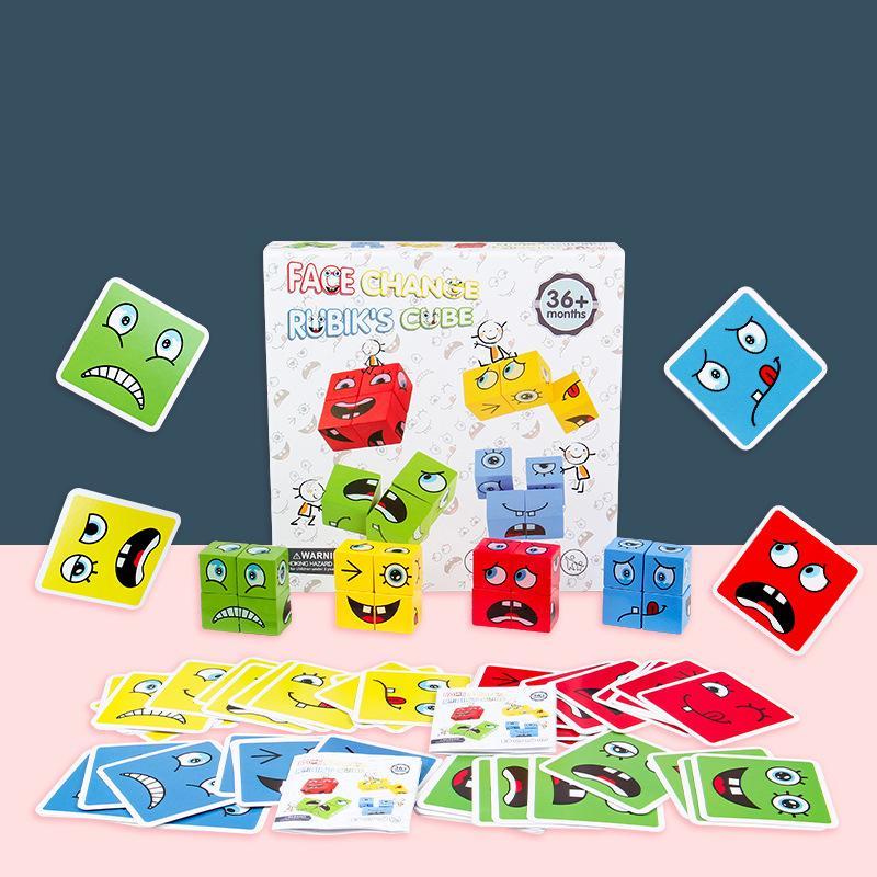 Puzzle-Bauwürfel