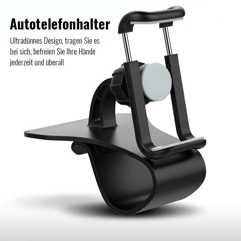 Universeller Autotelefonhalter auf dem Armaturenbrett