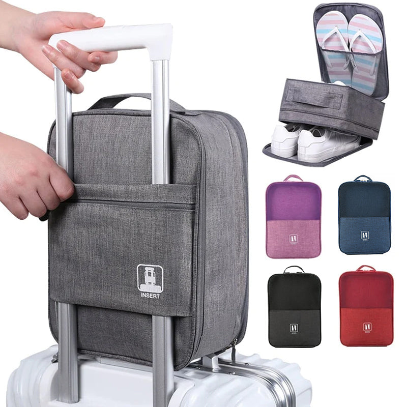 Mehrschichtige Reiseschuhtasche