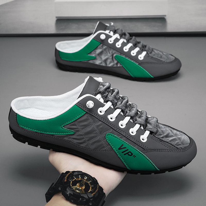 Casual Slip-on Halb Hausschuhe