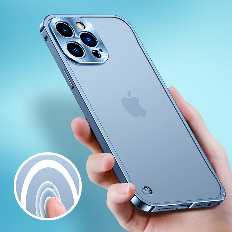 Magnetische Handyhülle für iPhone mit Metallrahmen