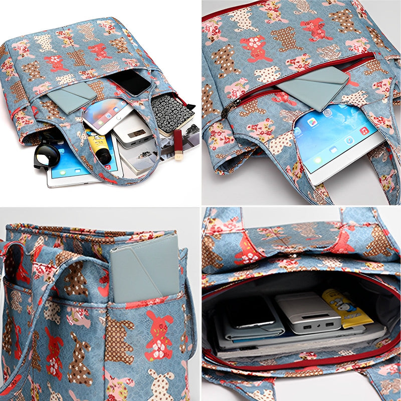 Modischem Aufdruck Handtasche