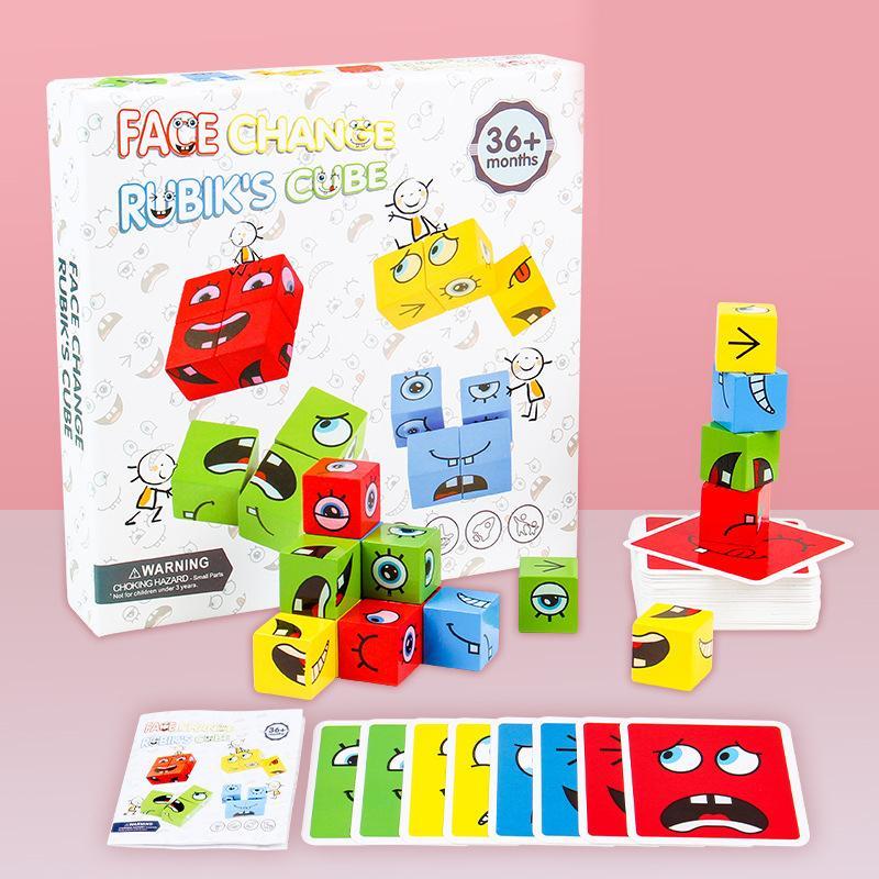 Puzzle-Bauwürfel