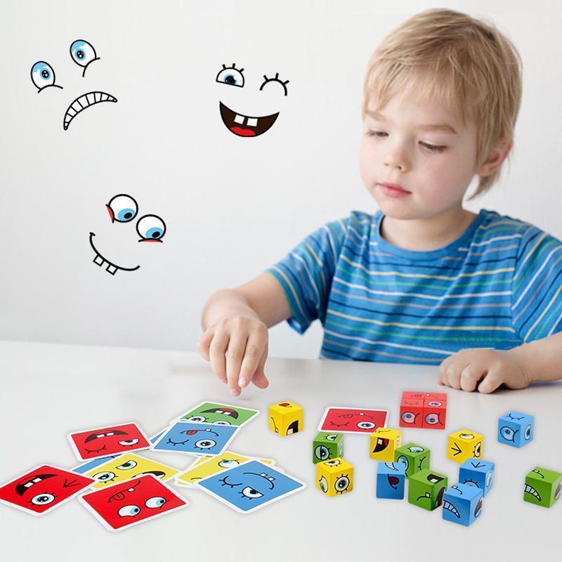 Puzzle-Bauwürfel