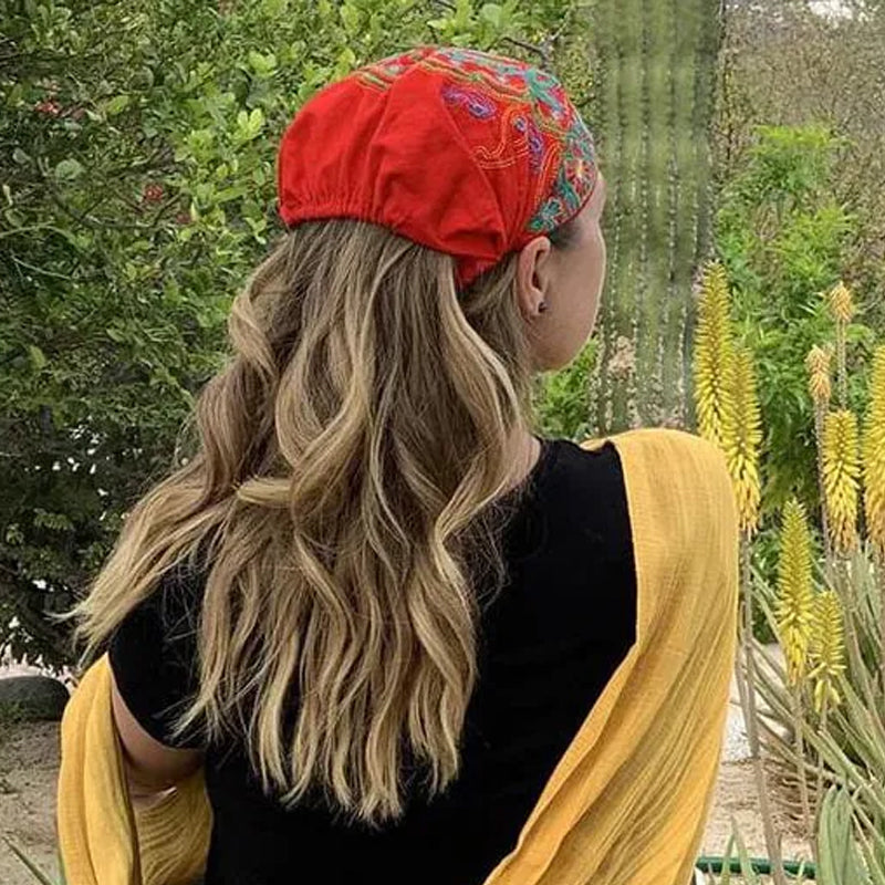Bestickte Bandana Mützen