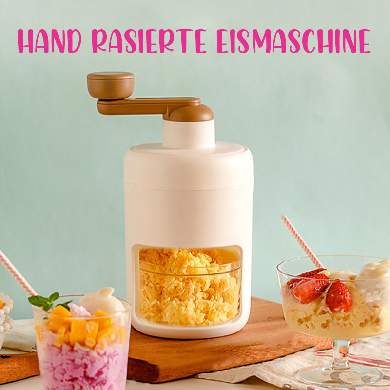 Tragbarer Eisrasierer und Schneekegelmaschine