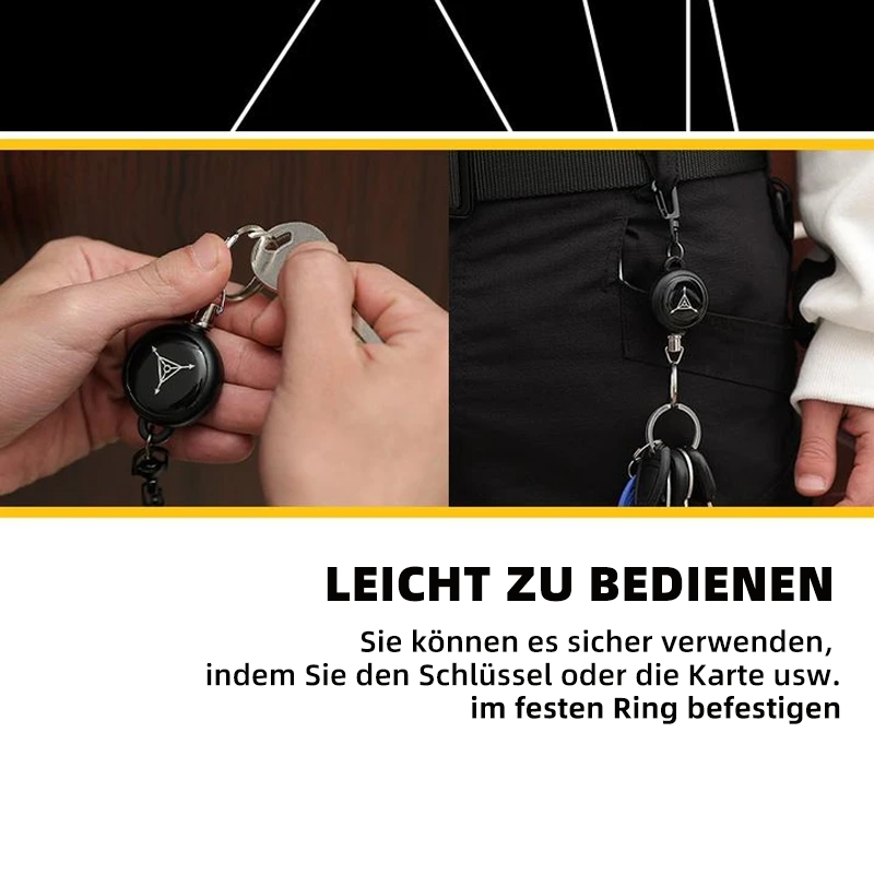 Teleskopischer Schlüsselanhänger