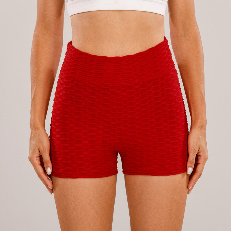 Hoher Taille Yoga-Shorts