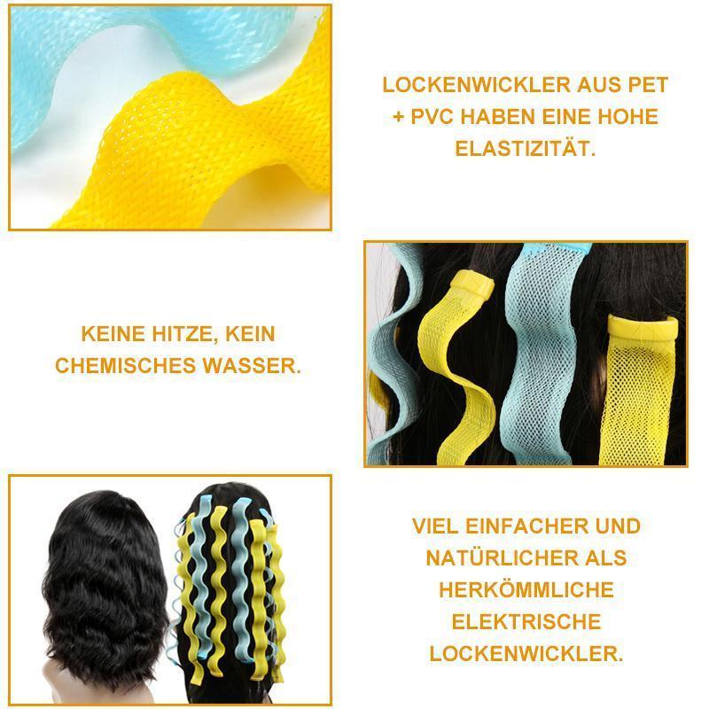 Magic Lockenwickler Wasser wellen mit keiner Erwärmung, 12 Stück