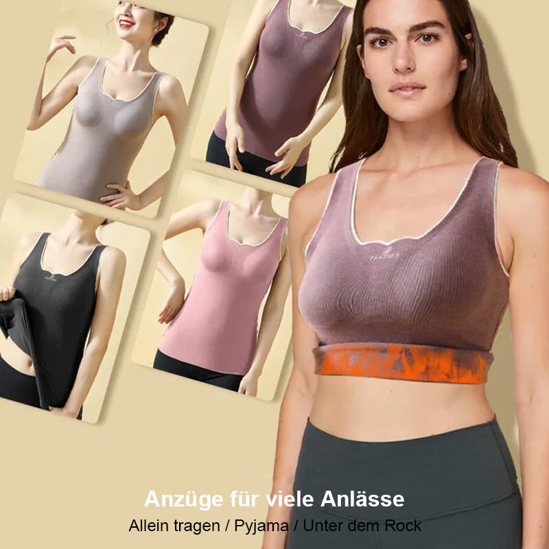 Dünne nahtlose Fleece-Unterwäscheweste
