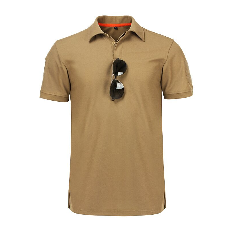 Schnelles trockenes Poloshirt der Männer im Freien