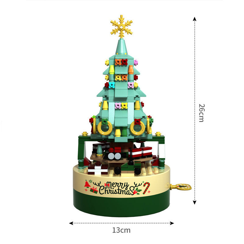 DIY Baustein Weihnachtsbaum Spieluhr