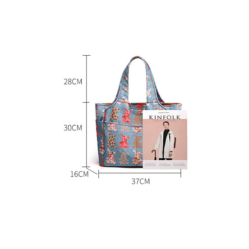Modischem Aufdruck Handtasche