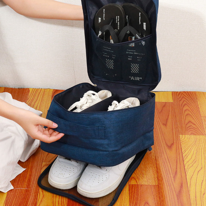 Mehrschichtige Reiseschuhtasche